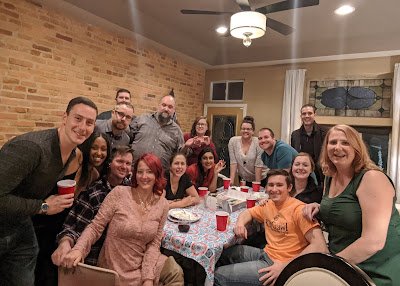 Friendsgiving dinner in Baltimore
