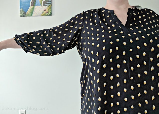 Collective Concepts Shandler Split Neck Blouse