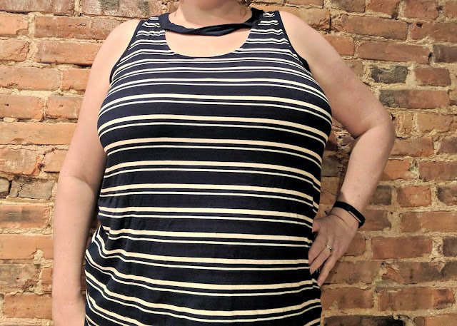 New York Laundry | Emma Sleeveless Tank with cut-out scoop neck