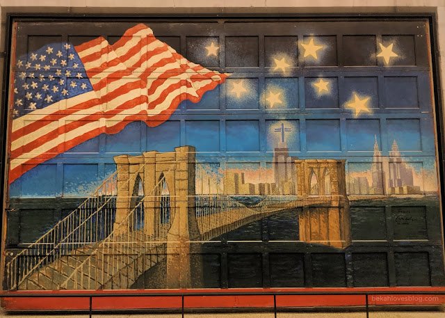9/11 museum mural