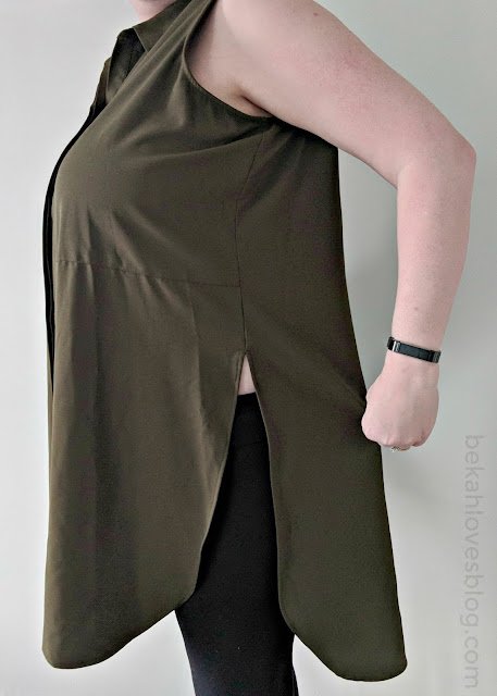 Marcelo Super Tunic Button Up Top,