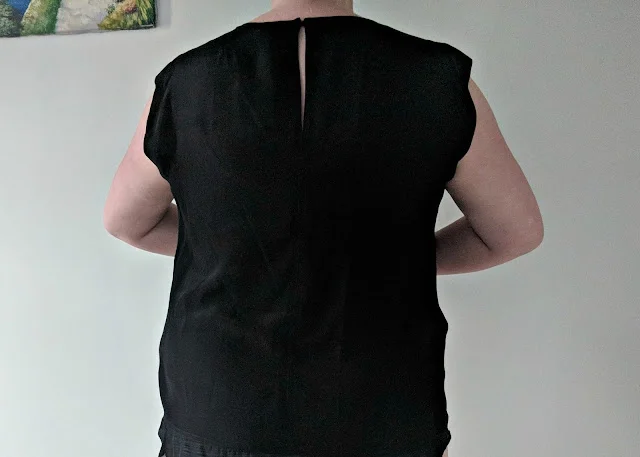 Pixley Jordie Sheer Inset Silk Blouse,