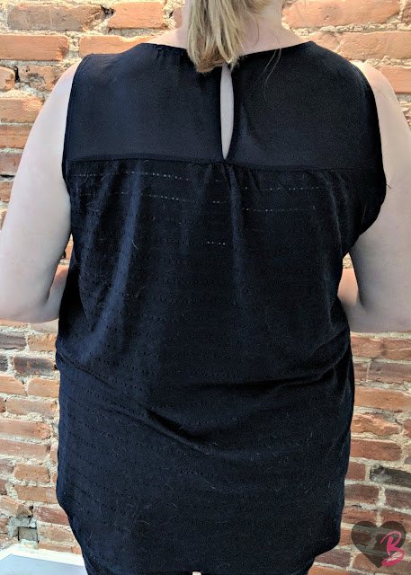 Papermoon Lucy Sheer Yoke Knit Tank